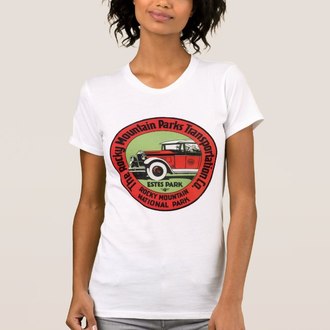 Rocky Mountain nationalpark T-shirt (Framsida)
