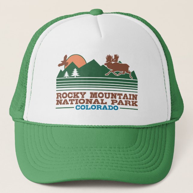 Rocky Mountain nationalpark Truckerkeps (Framsida)