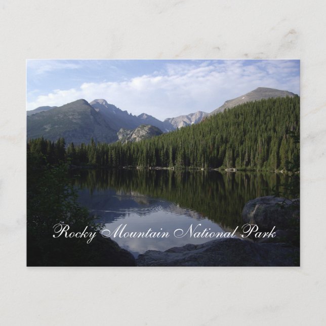 Rocky Mountain nationalpark Vykort (Framsida)