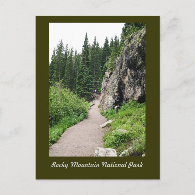 Rocky Mountain nationalpark Vykort (Framsida)