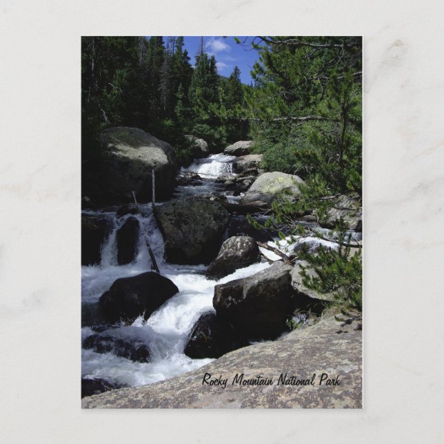 Rocky Mountain nationalpark Vykort (Framsida)