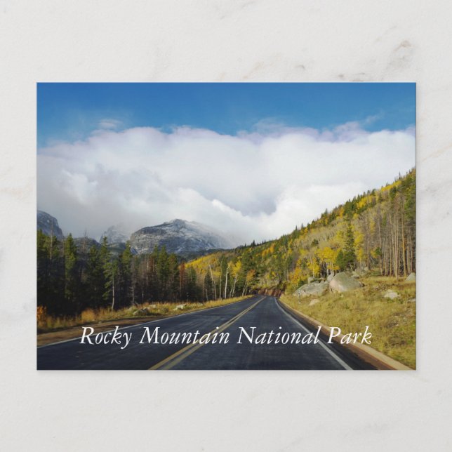 Rocky Mountain nationalpark Vykort (Framsida)