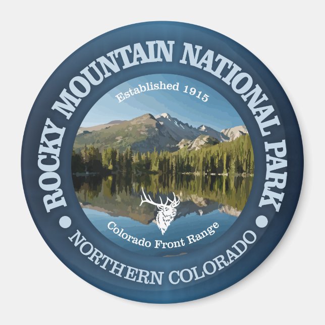 Rocky Mountain NP 2 Magnet (Framsidan)