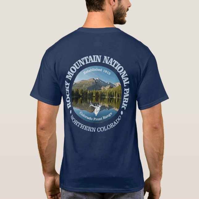 Rocky Mountain NP 2 T Shirt (Baksida)