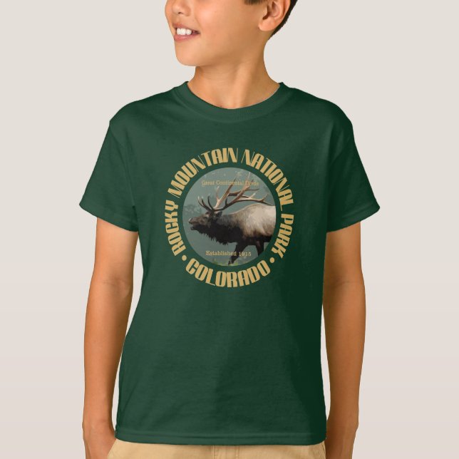 Rocky Mountain NP T-shirt (Framsida)