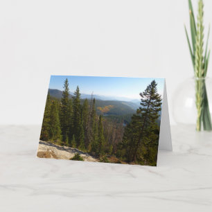 Rocky Mountain Overlook i Tidigt Fall Kort