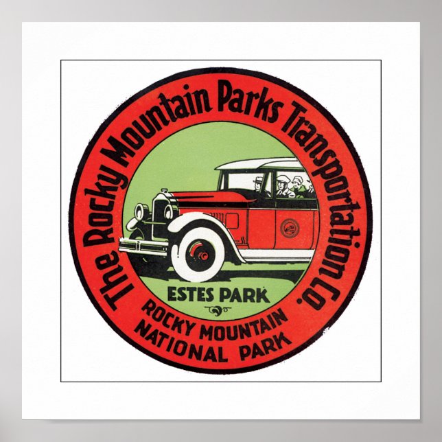 Rocky Mountain Park Poster (Framsidan)