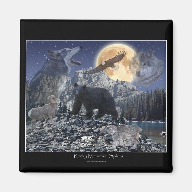 ROCKY MOUNTAIN SPIRITS Art Magnet (Framsidan)