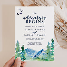 Rocky Mountain The Adventure Begins Wedding