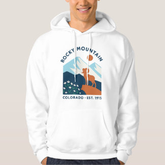 Rocky Mountain Tjära Får Mid-Century Park Hoodie
