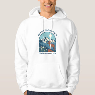 Rocky Mountain tjockhornsfår Mid-Century Park Hoodie