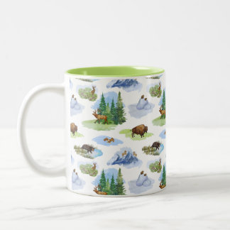 Rocky Mountain Toile Mugg
