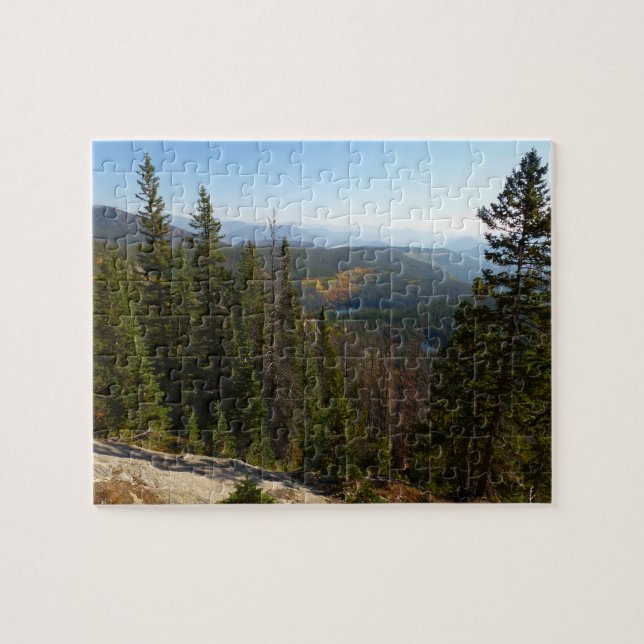 Rocky Mountain-utsikt i tidig höst Pussel (Horisontell)