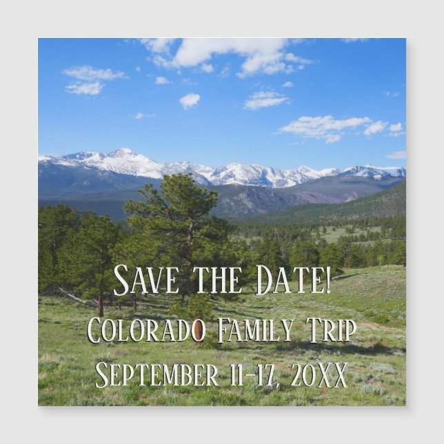 Rocky Mountain View Naturskön landskap (Framsida)