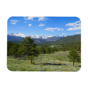 Rocky Mountain View Naturskön landskap Magnet