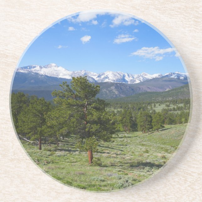 Rocky Mountain View Naturskön landskap Underlägg (Framsidan)