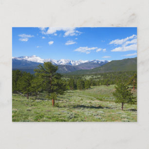 Rocky Mountain View Naturskön landskap Vykort