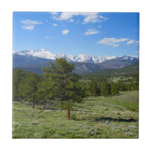 Rocky Mountain View Scenic Landscape Kakelplatta