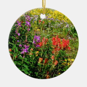 Rocky Mountain Wildblommor Julgransprydnad Keramik