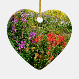 Rocky Mountain Wildblommor Julgransprydnad Keramik