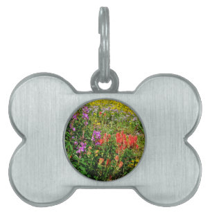 Rocky Mountain Wildblommor Namnbricka Husdjur