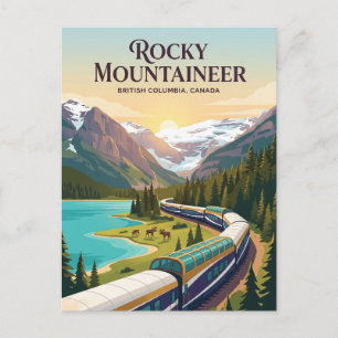 Rocky Mountaineer (Kanadensiska Klipporna) Kanada Vykort