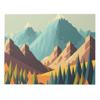 Rocky mountains anteckningsblock