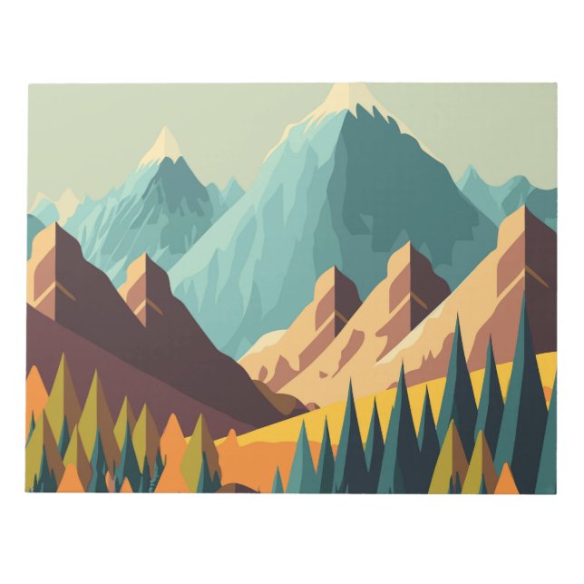 Rocky mountains anteckningsblock (Framsida)