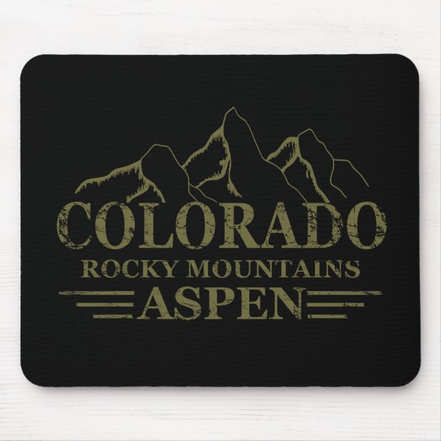 Rocky mountains Aspen Colorado Musmatta (Framsidan)