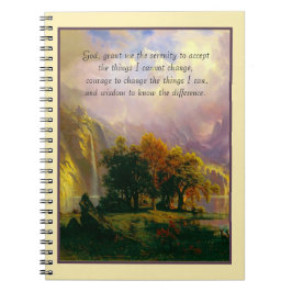 Rocky mountains-bönebönebok anteckningsbok