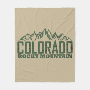 rocky mountains Colorado Fleecefilt