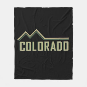 Rocky mountains Colorado Fleecefilt
