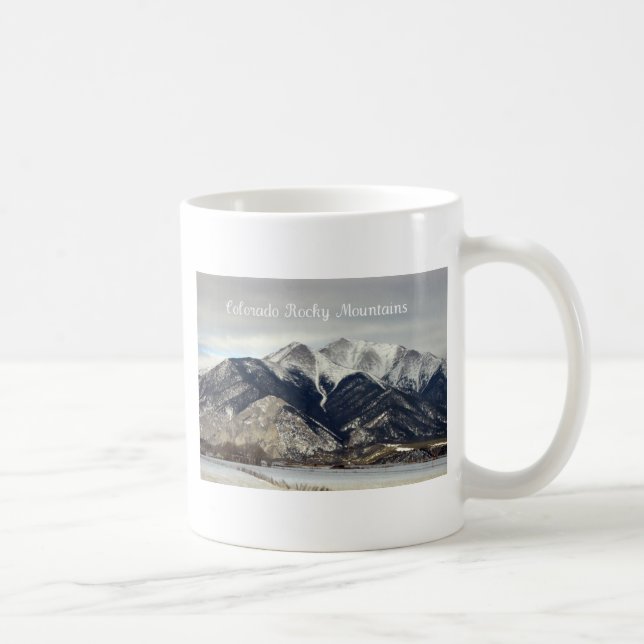 Rocky mountains, Colorado Kaffemugg (Höger)