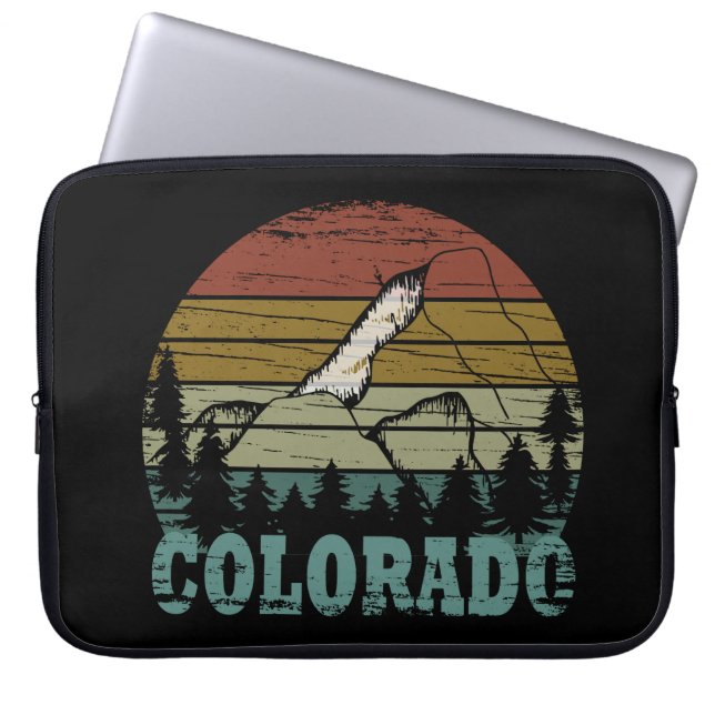 Rocky mountains Colorado Laptop Fodral (Framsidan)
