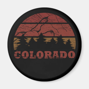 Rocky mountains Colorado Magnet