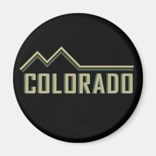 Rocky mountains Colorado Magnet