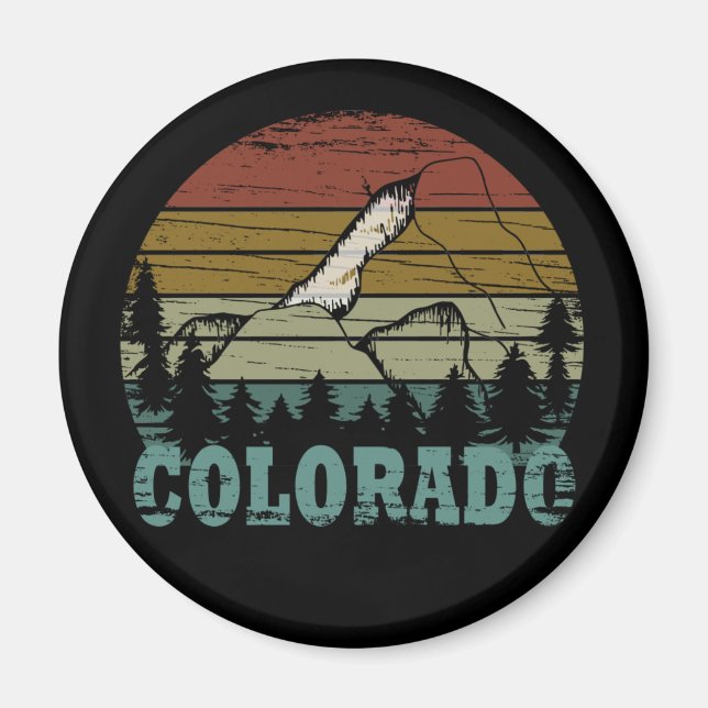 Rocky mountains Colorado Magnet (Framsidan)