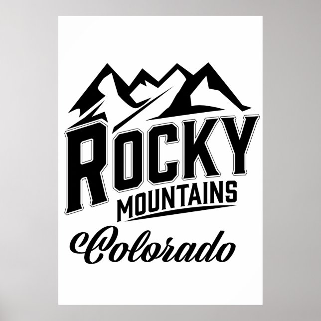 Rocky mountains Colorado Poster (Framsidan)