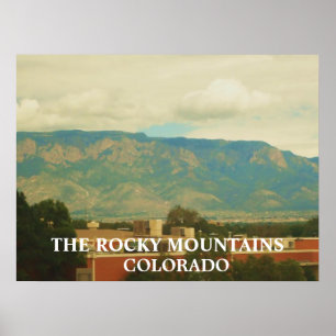 ROCKY MOUNTAINS,COLORADO-poster Poster