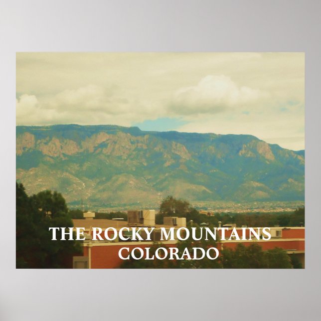 ROCKY MOUNTAINS,COLORADO-poster Poster (Framsidan)