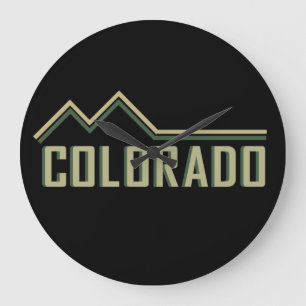 Rocky mountains Colorado Stor Klocka