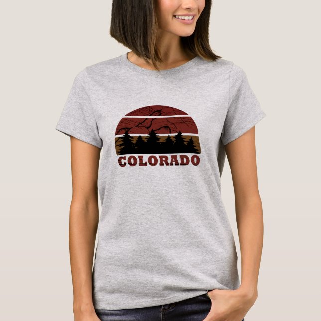Rocky mountains Colorado T Shirt (Framsida)