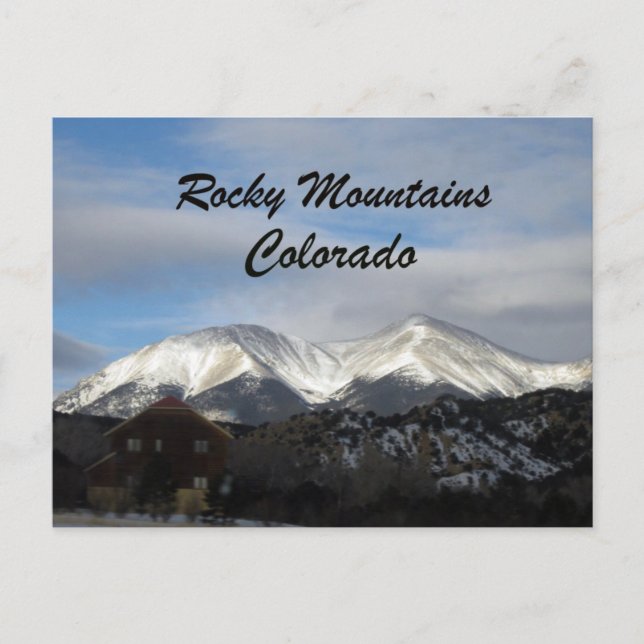 Rocky mountains, Colorado Vykort (Framsida)