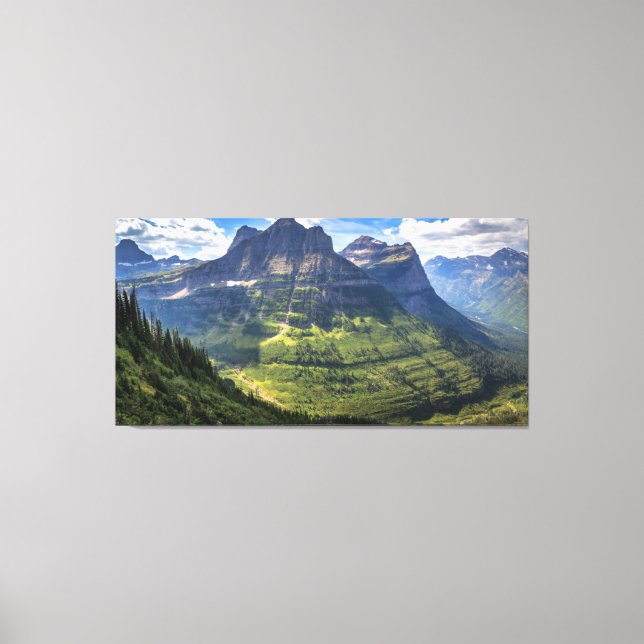 Rocky mountains | Glacier nationalpark Canvastryck (Framsida)
