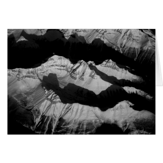 Rocky mountains hälsningskort (Framsidan Horizontal)