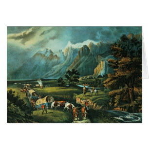 Rocky mountains hälsningskort
