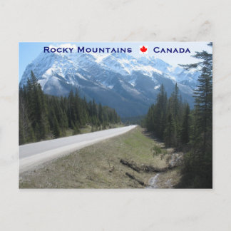 Rocky mountains Kanada Vykort