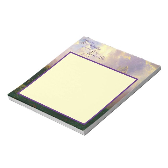 Rocky mountains Majestic Anteckningsblock (Roterad)