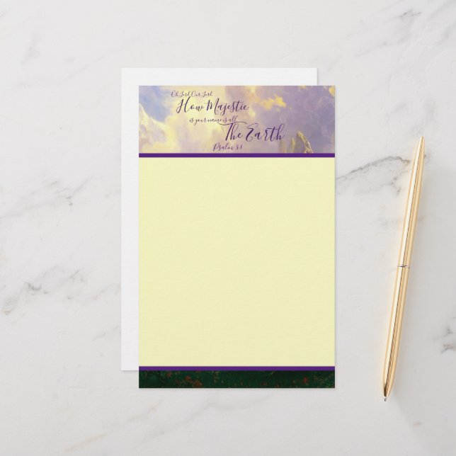 Rocky mountains Majestic Brevpapper (Fram/Back In Situ)