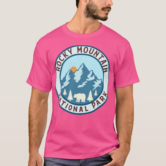 Rocky mountains nationalpark t shirt (Framsida)